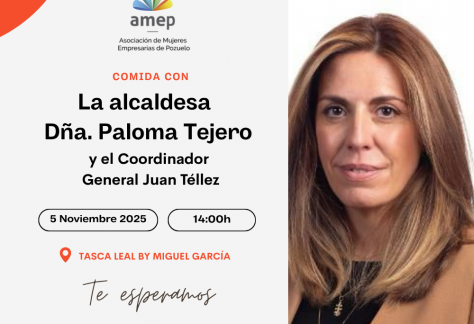 Comida con la Alcaldesa Paloma Tejero